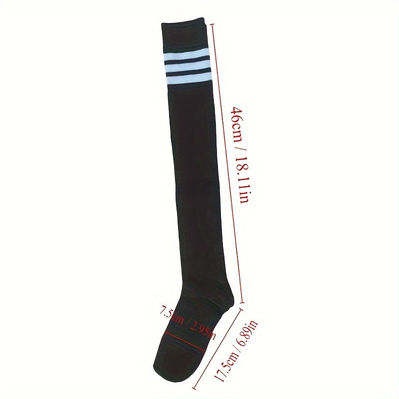 6 Pairs Thigh High Socks