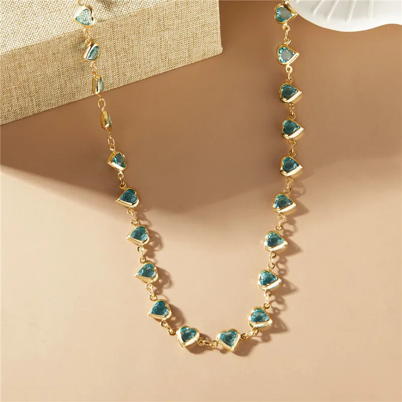 Exquisite Heart Shaped Charm Bracelet