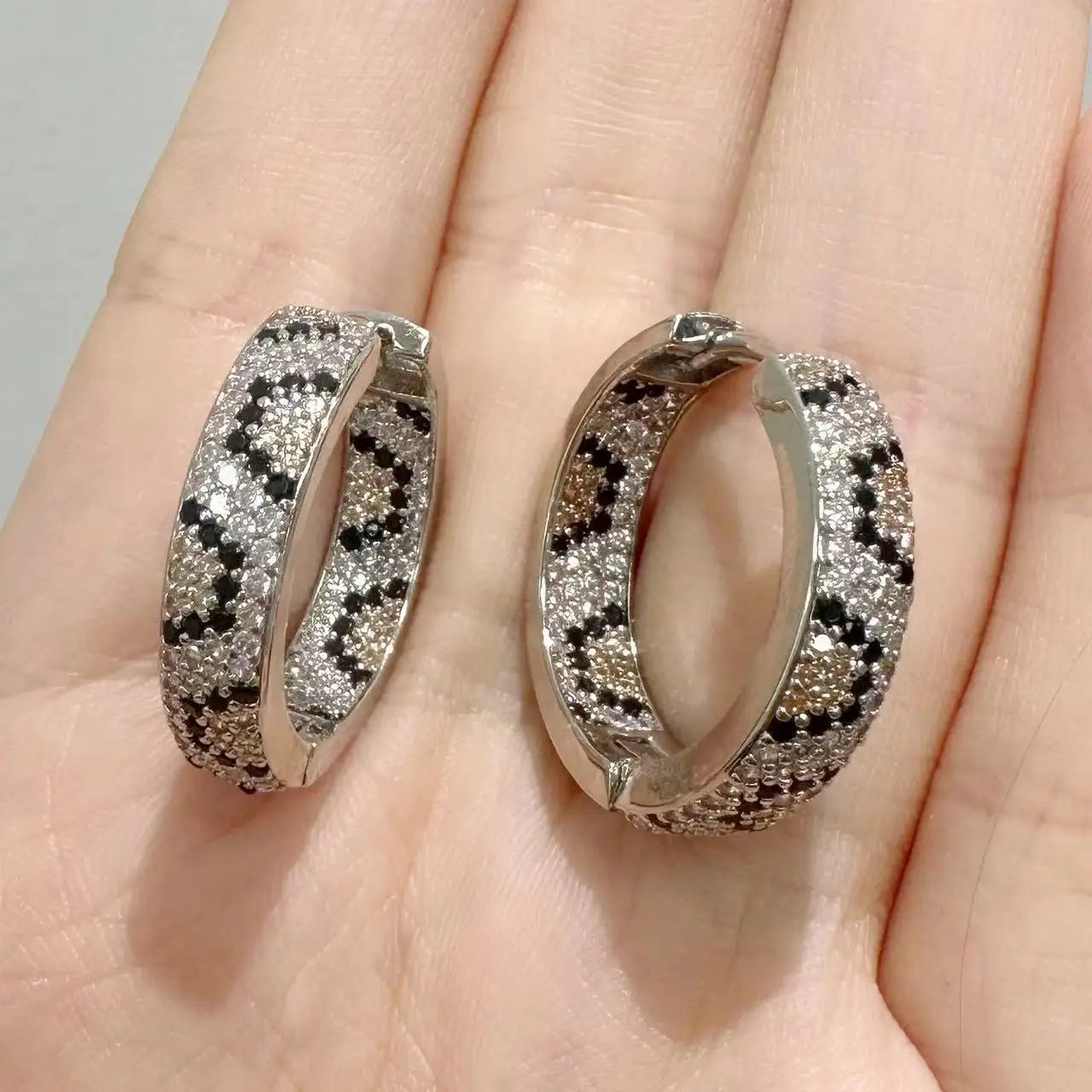 Leopard Print Earrings