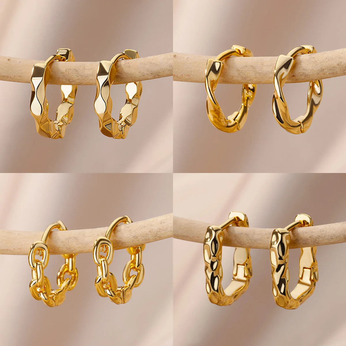 Elegant Small Hoop Earrings