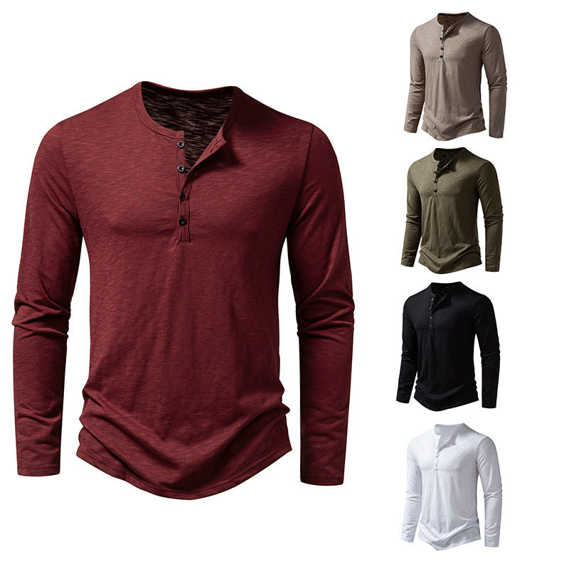 Men's Casual Solid Color Pullover