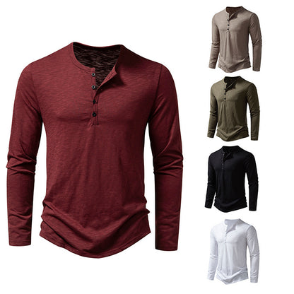 Men's Casual Solid Color Pullover