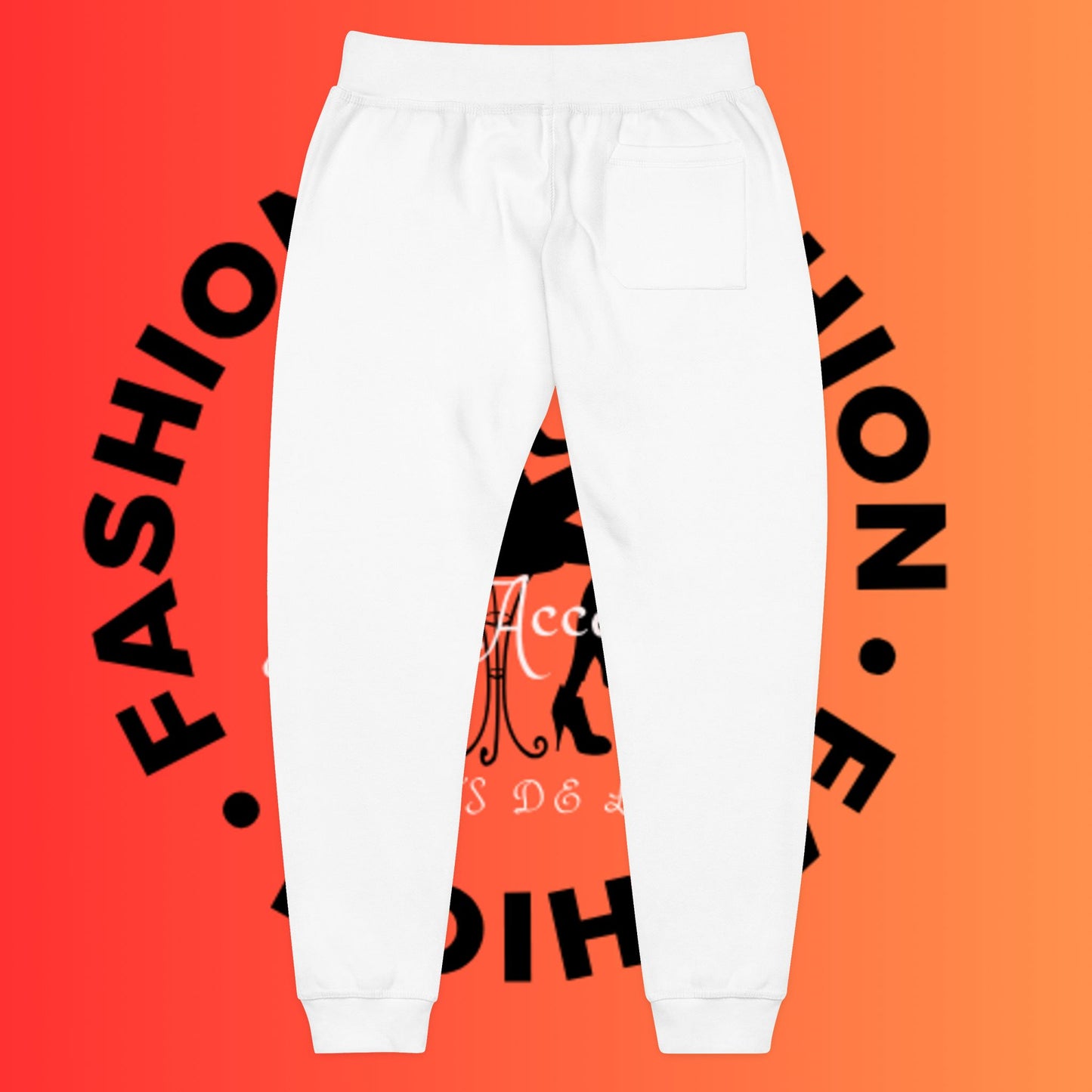 Embroidered Cozy Fleece Sweatpants — Pink Relaxed Joggers