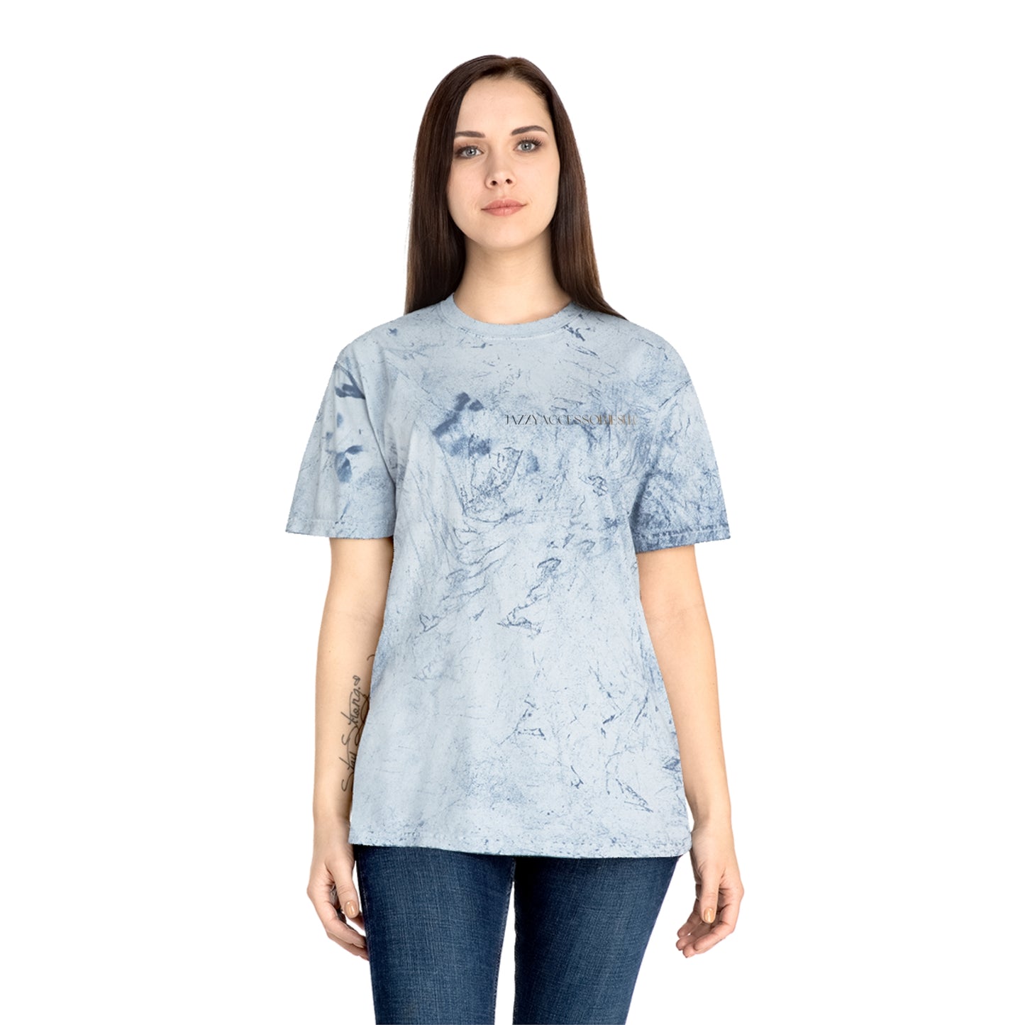 Tie-Dye Fashion Tee — "Fashion" Graphic Short-Sleeve Shirt