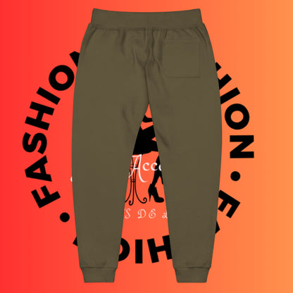 Embroidered Cozy Fleece Sweatpants — Rose Pink Casual Joggers