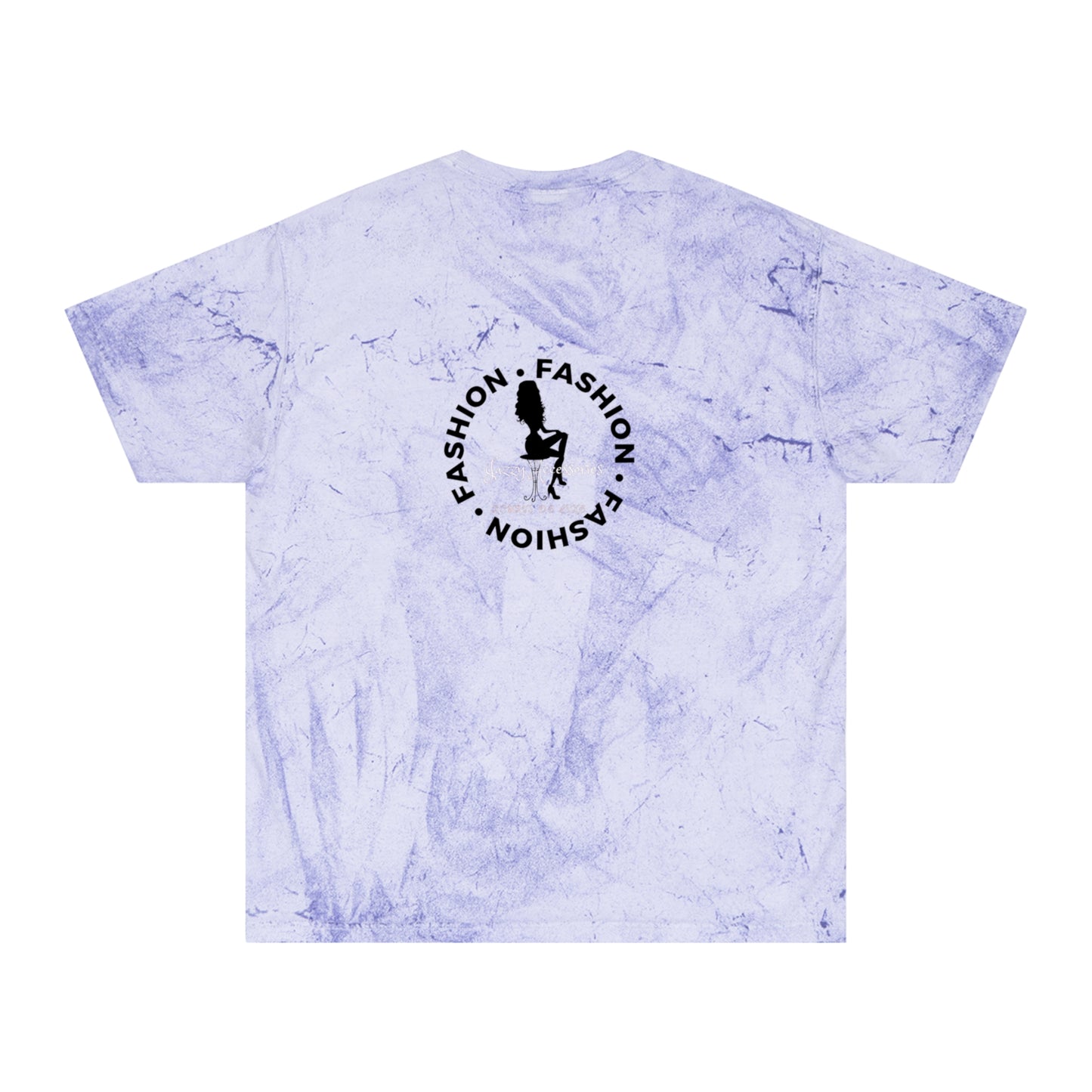 Tie-Dye Fashion Tee — "Fashion" Graphic Short-Sleeve Shirt