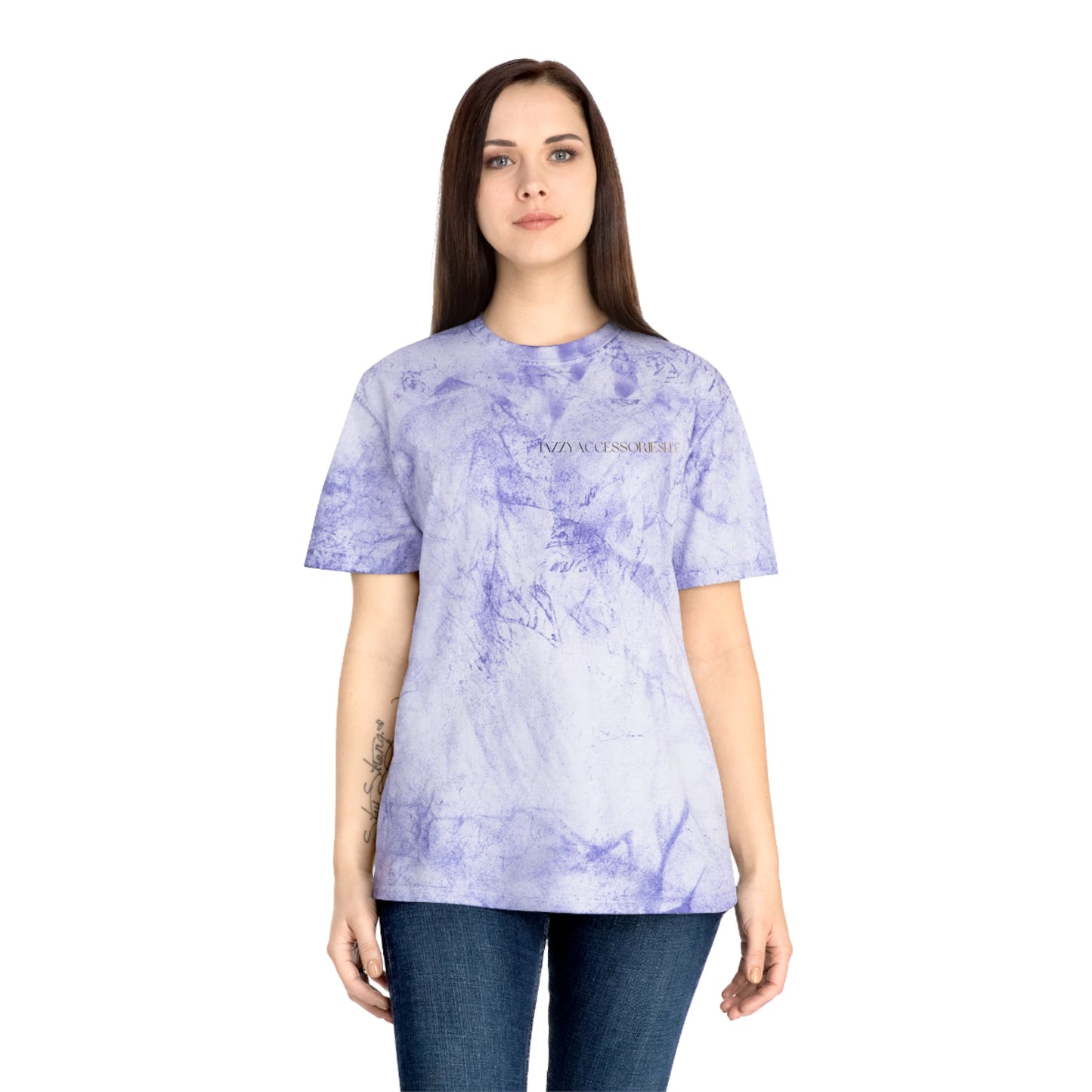 Tie-Dye Fashion Tee — "Fashion" Graphic Short-Sleeve Shirt