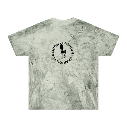 Tie-Dye Fashion Tee — "Fashion" Graphic Short-Sleeve Shirt