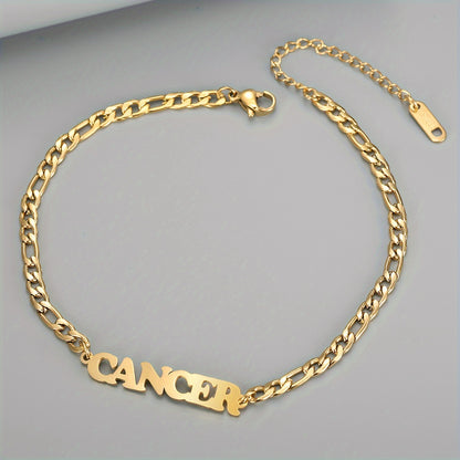 Twelve Zodiac Constellations Anklet