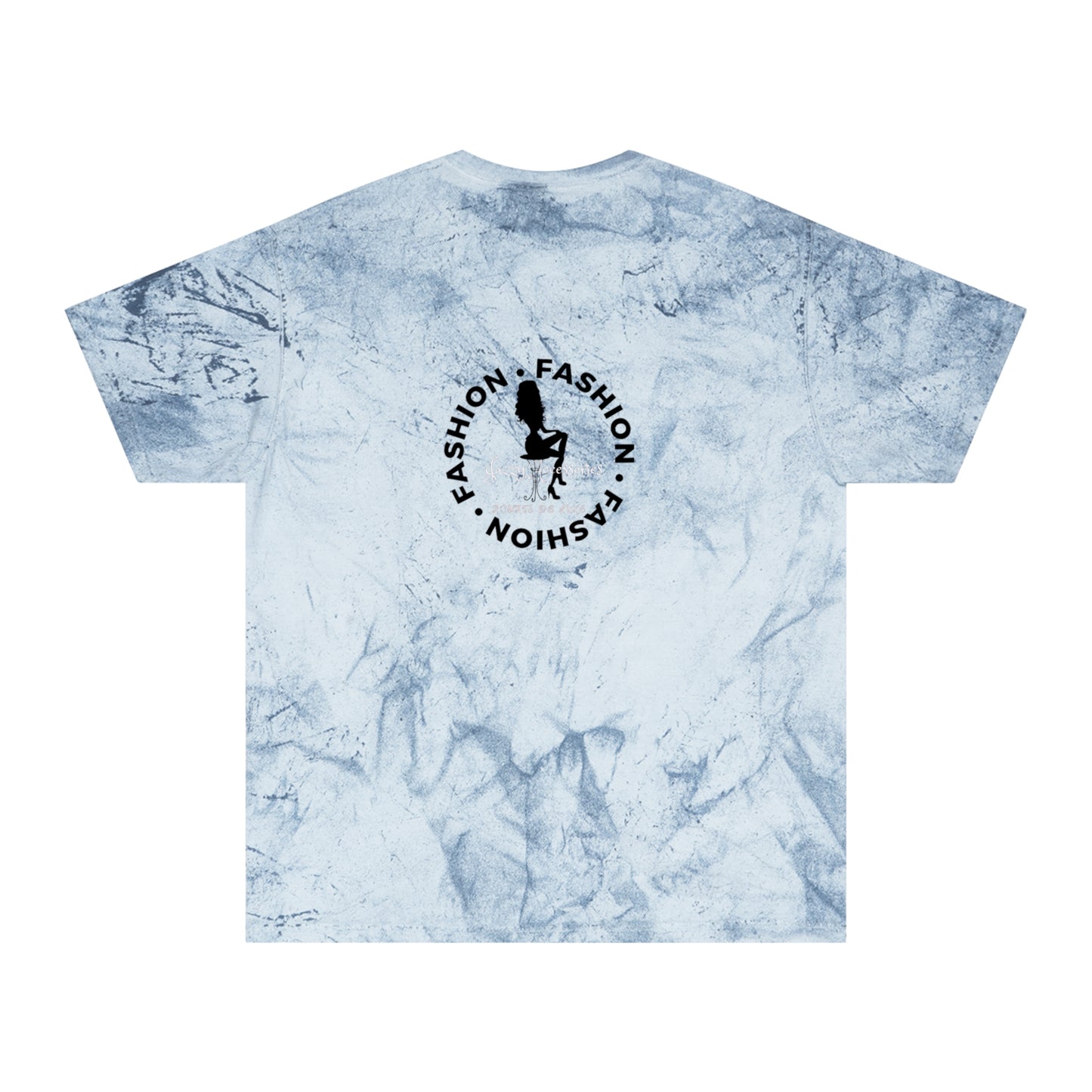 Tie-Dye Fashion Tee — "Fashion" Graphic Short-Sleeve Shirt