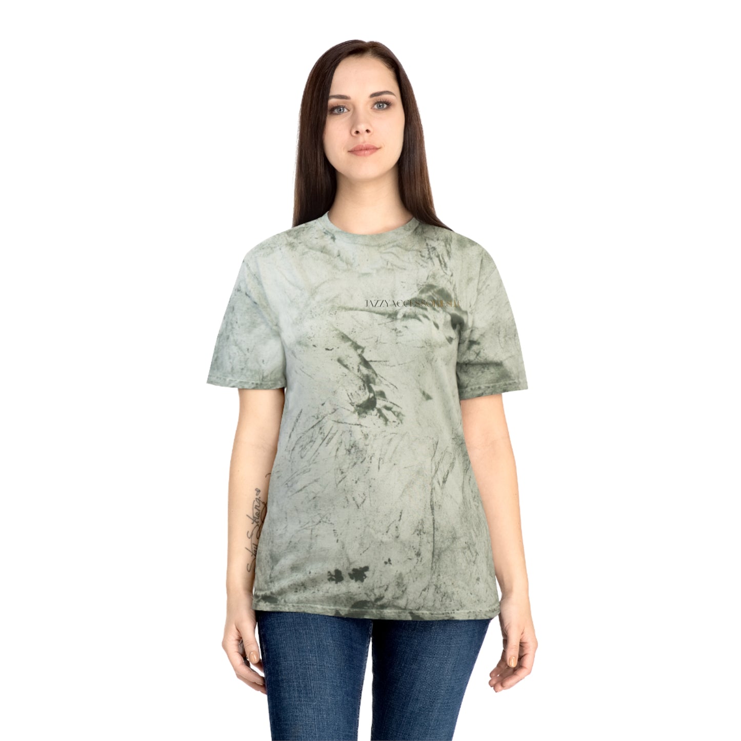 Tie-Dye Fashion Tee — "Fashion" Graphic Short-Sleeve Shirt