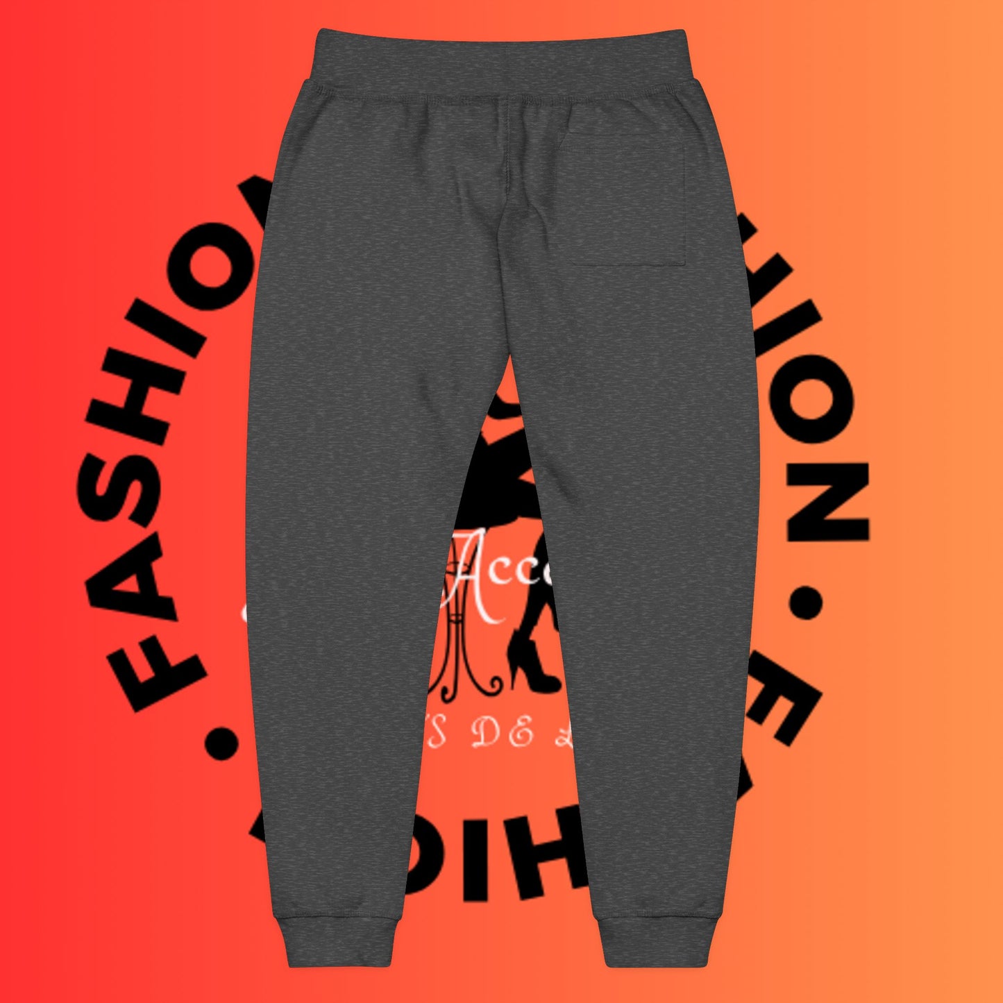 Embroidered Cozy Fleece Sweatpants — Pink Relaxed Joggers