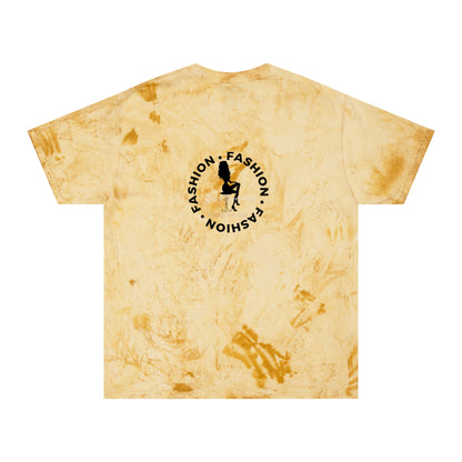 Tie-Dye Fashion Tee — "Fashion" Graphic Short-Sleeve Shirt