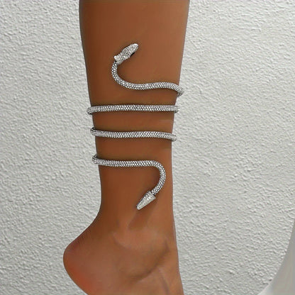 Rhinestone Chain Anklet