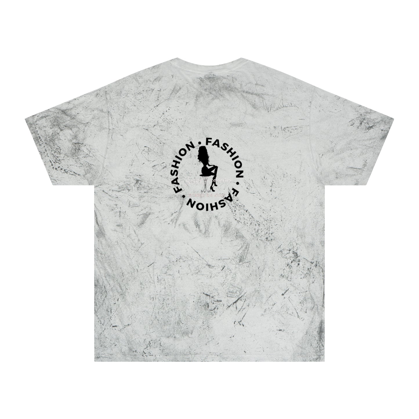 Tie-Dye Fashion Tee — "Fashion" Graphic Short-Sleeve Shirt
