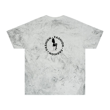 Tie-Dye Fashion Tee — "Fashion" Graphic Short-Sleeve Shirt