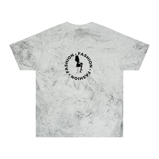 Tie-Dye Fashion Tee — "Fashion" Graphic Short-Sleeve Shirt