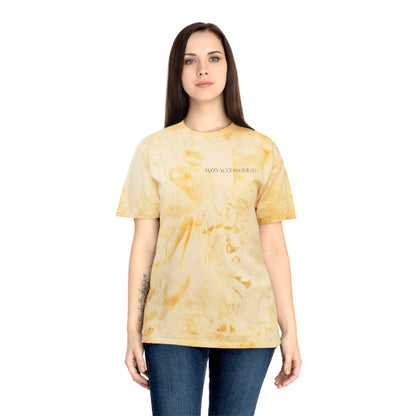 Tie-Dye Fashion Tee — "Fashion" Graphic Short-Sleeve Shirt