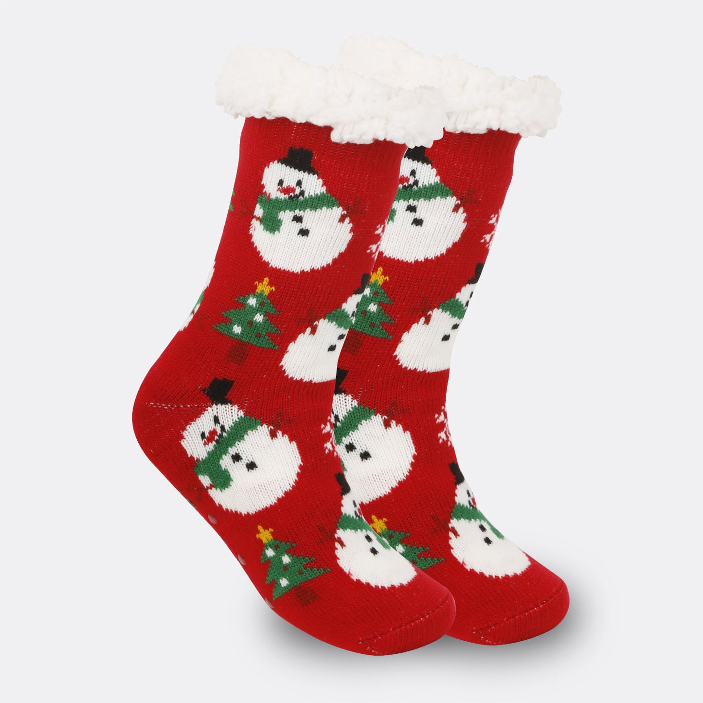 Christmas Women's Thickened Fleece-lined Room Socks