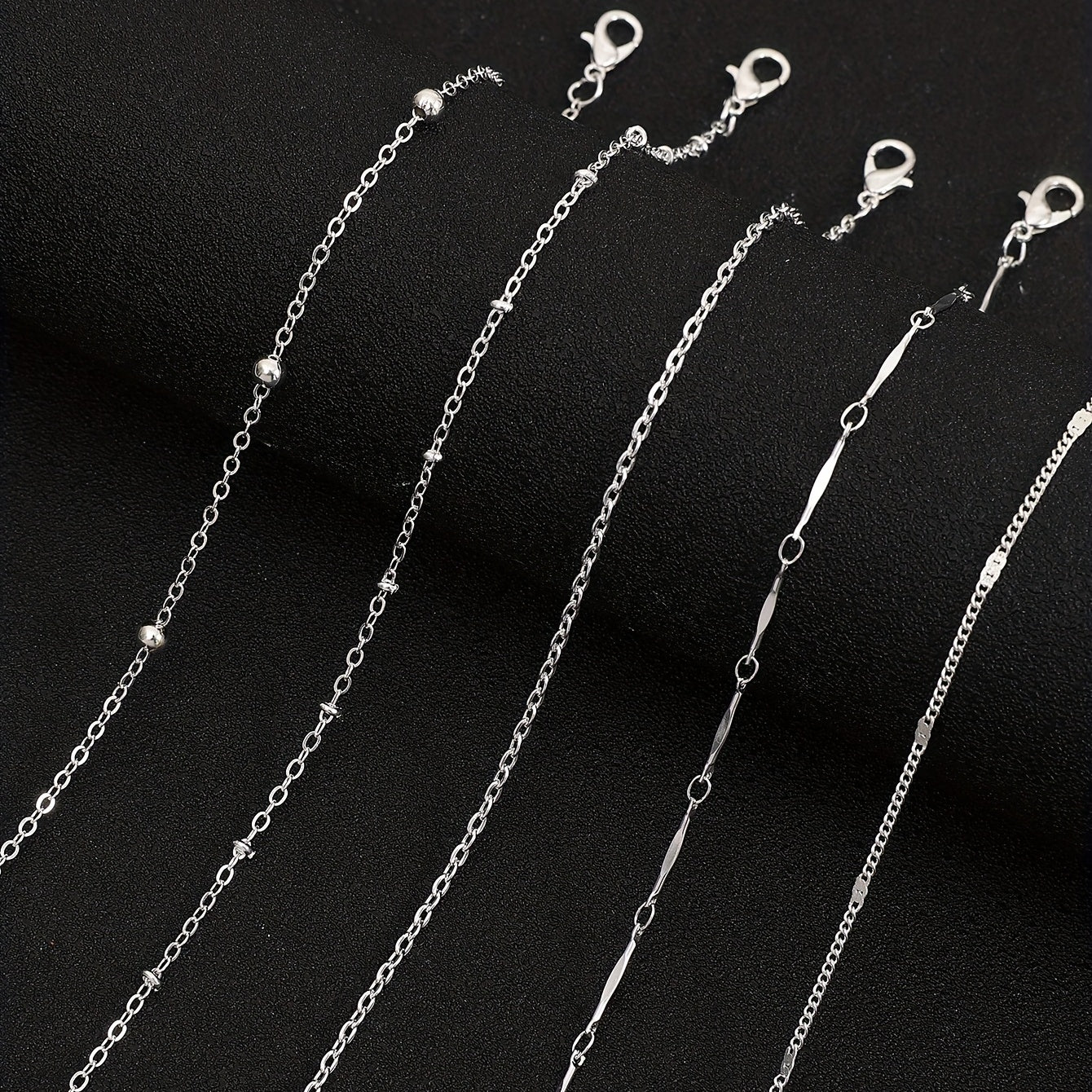 Simple And Stylish Five-layer Anklet