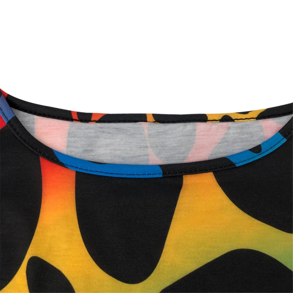 Plus Size Maxi Skirt Two Piece Set