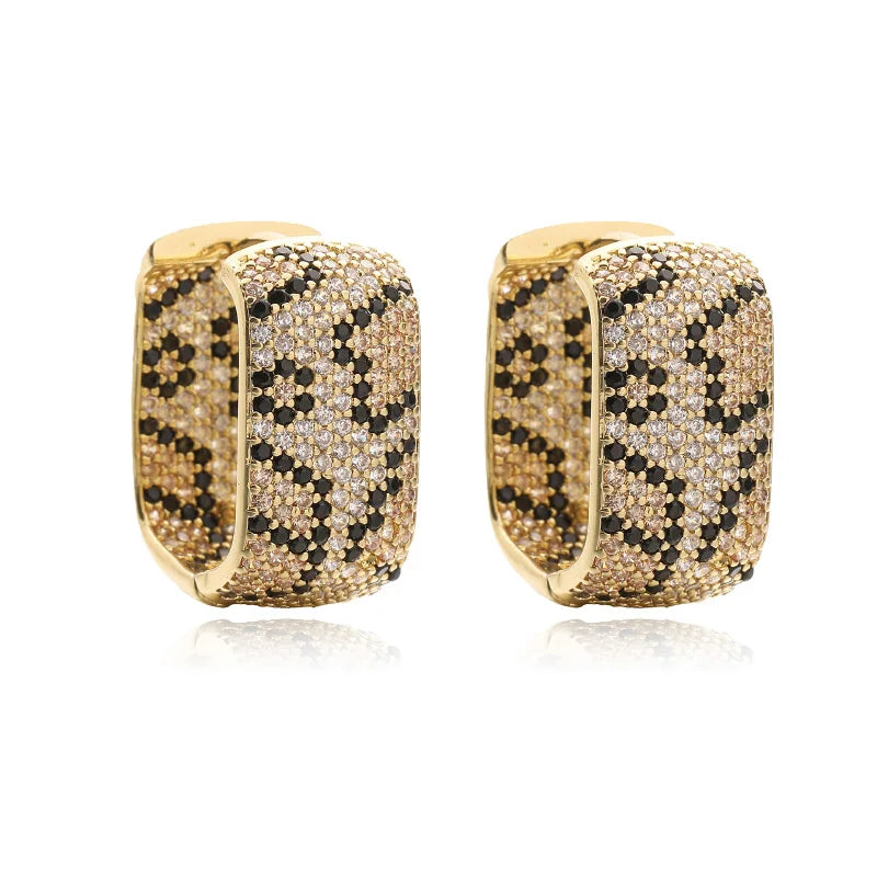Leopard Print Earrings
