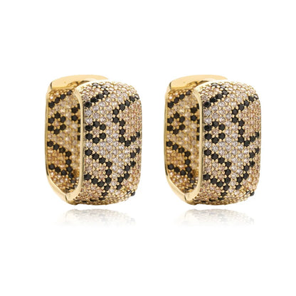 Leopard Print Earrings