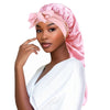 Satin Long Tail Sleep Bonnet for Women