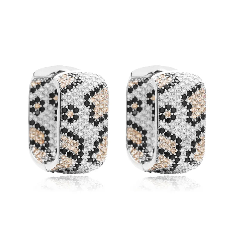 Leopard Print Earrings