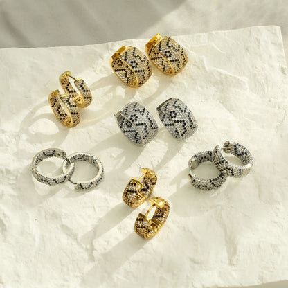 Leopard Print Earrings