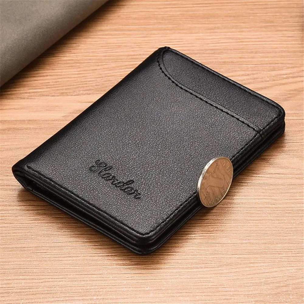 Slim Leather Bifold Wallet