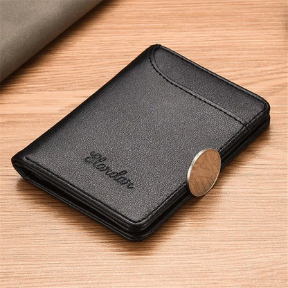 Slim Leather Bifold Wallet