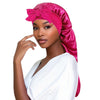 Satin Long Tail Sleep Bonnet for Women