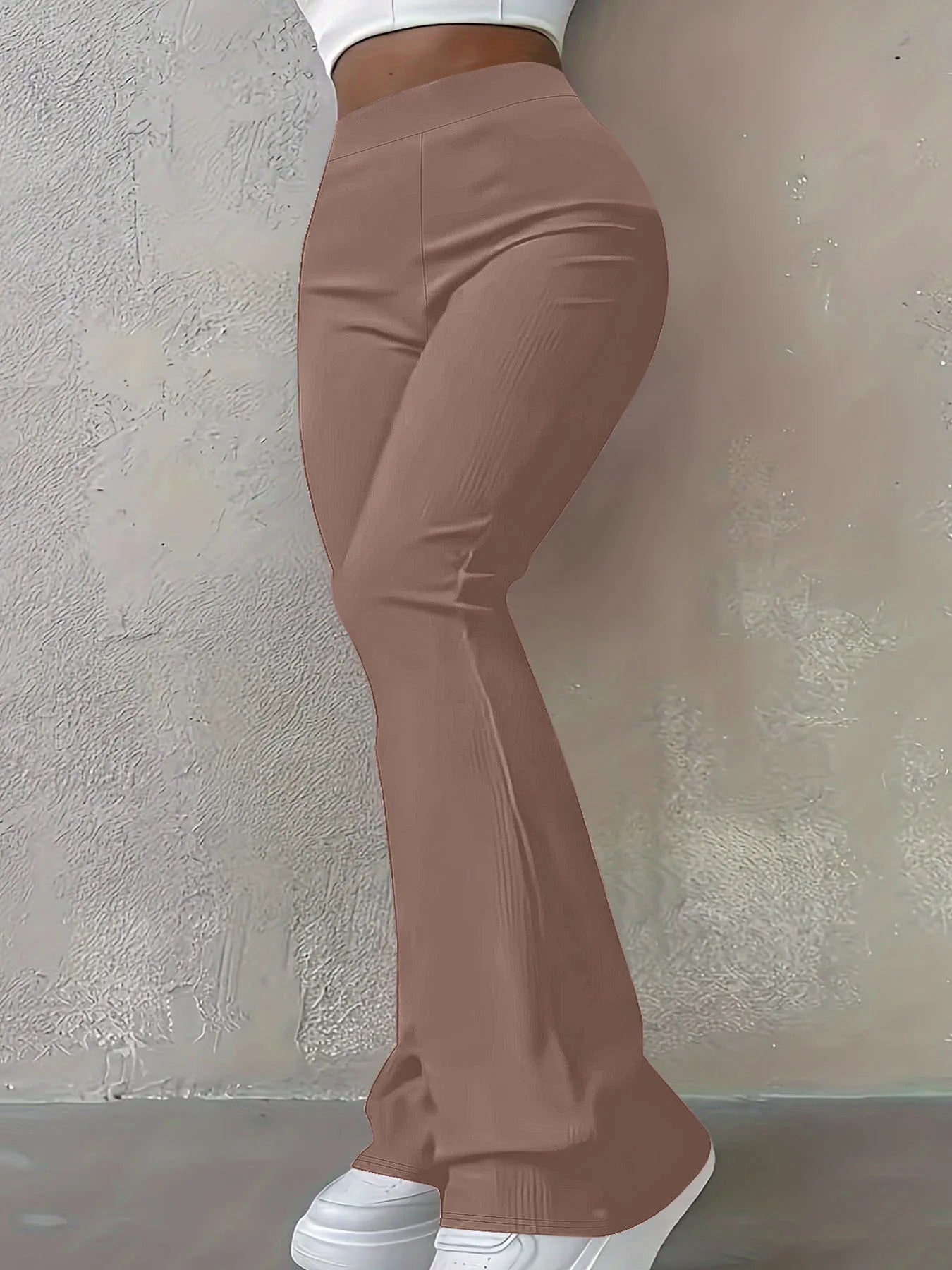 Simple Fashion Slim Ribbed Leggings