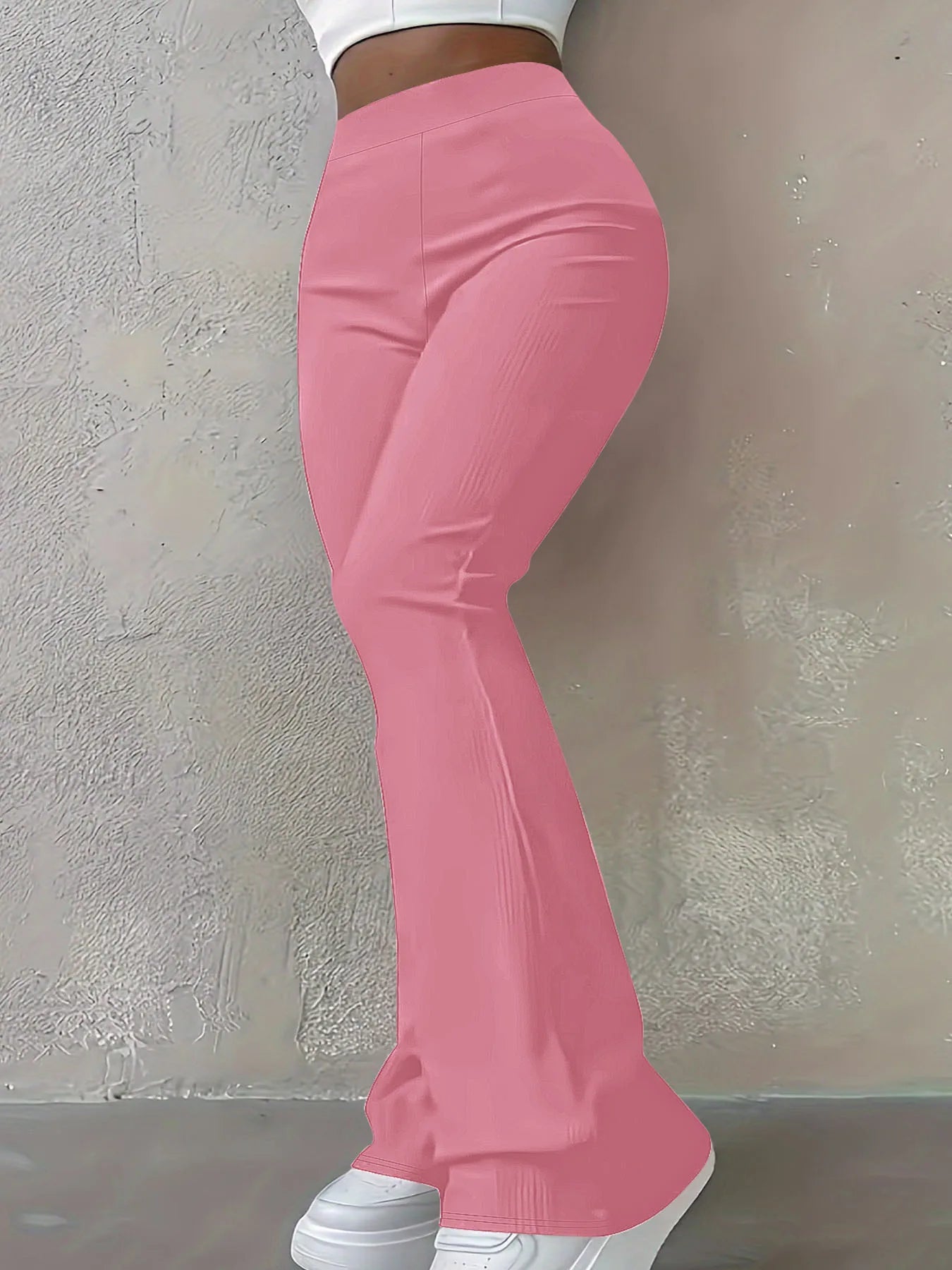 Simple Fashion Slim Ribbed Leggings
