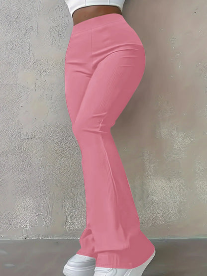 Simple Fashion Slim Ribbed Leggings