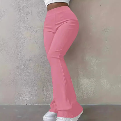 Simple Fashion Slim Ribbed Leggings