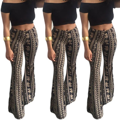 Bohemian Micro-flared Pants