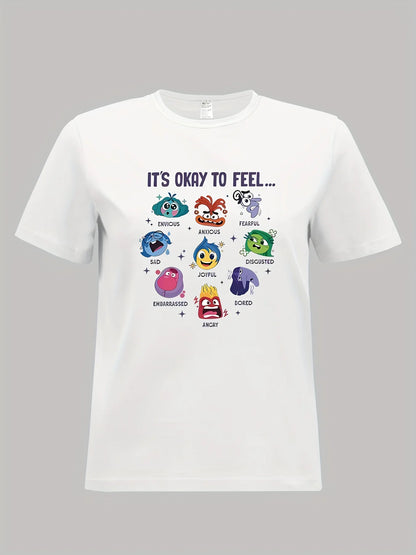 Women's Plus Size Emotions T-Shirt