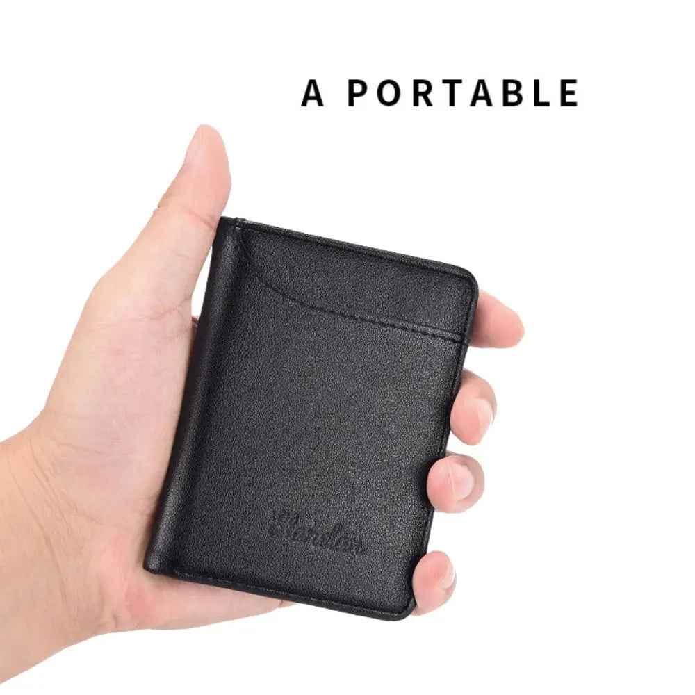 Slim Leather Bifold Wallet
