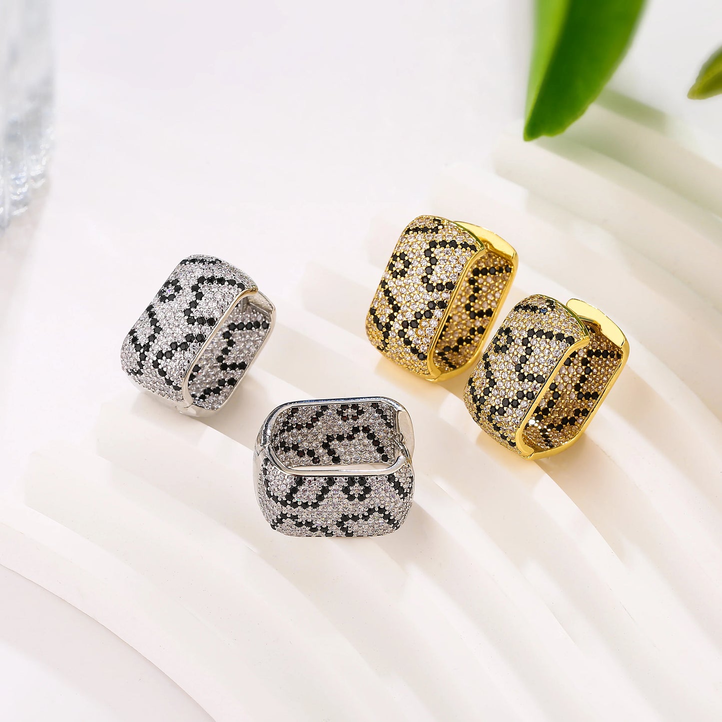 Leopard Print Earrings