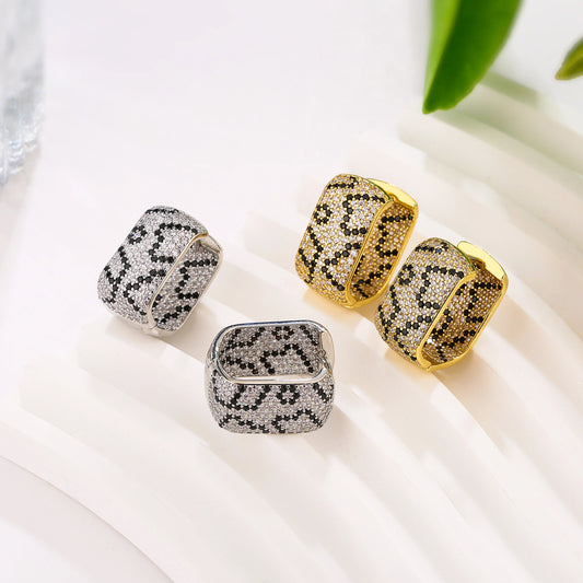 Leopard Print Earrings