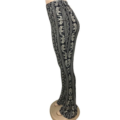 Bohemian Micro-flared Pants