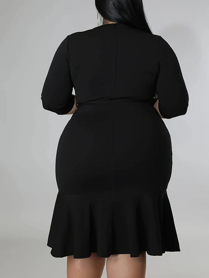 Fish Tail Skirt Plus Size