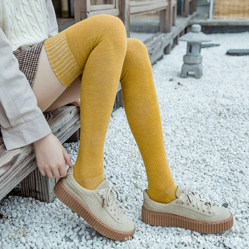 Winter Long Cotton Thick Stockings