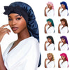 Satin Long Tail Sleep Bonnet for Women