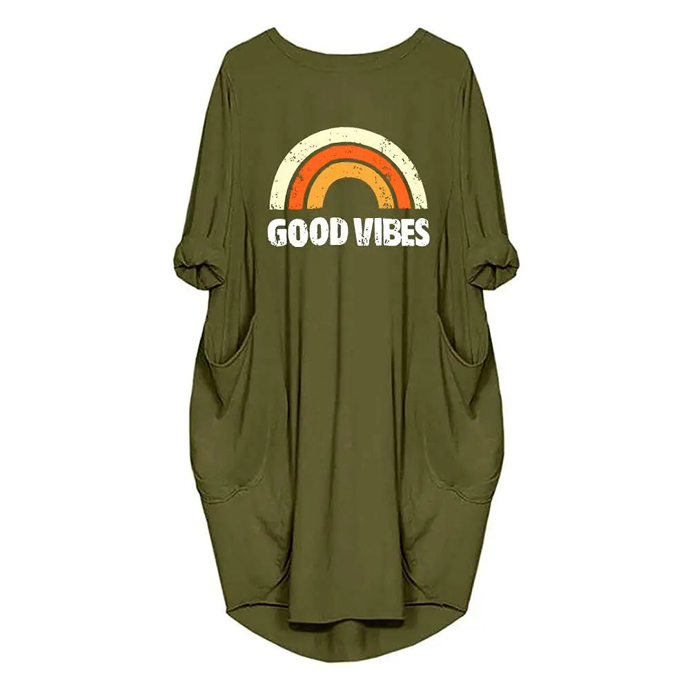 Plus Size Women Short Sleeve Dress