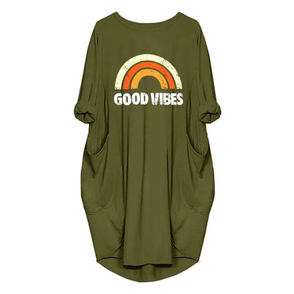 Plus Size Women Short Sleeve Dress
