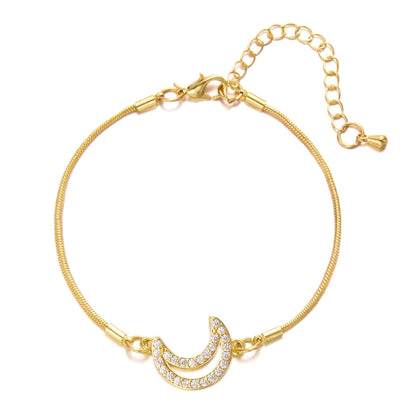 Elegant Crystal Flower Bracelet