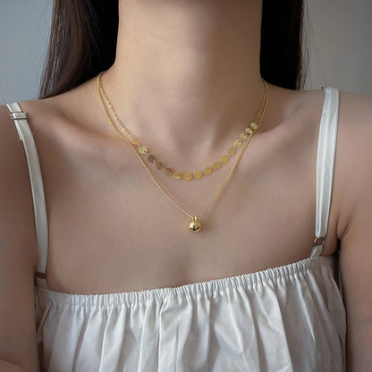 Ball Pendant Chain Choker
